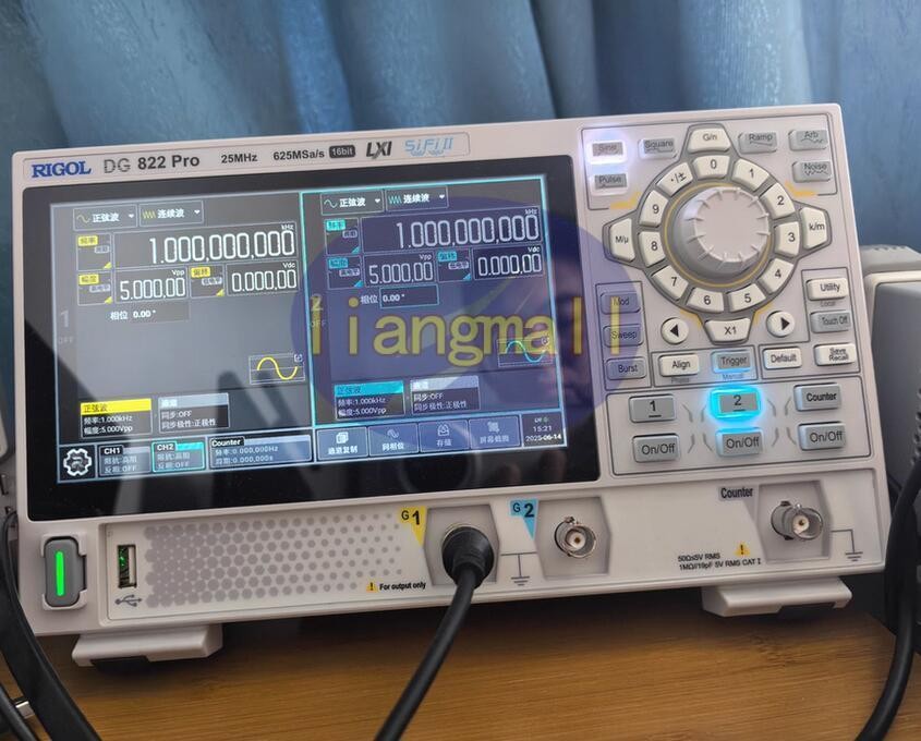 1PCS NEW Rigol DG822 Pro Function/Arbitrary Waveform Generator 2 Channel 25 MHz