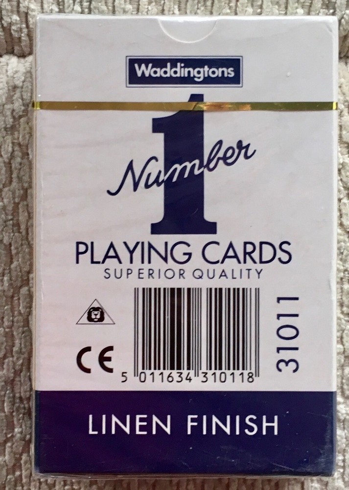 WADDINGTONS NUMBER 1 PLAYING CARDS ~ NEW IN SEALED PACK
