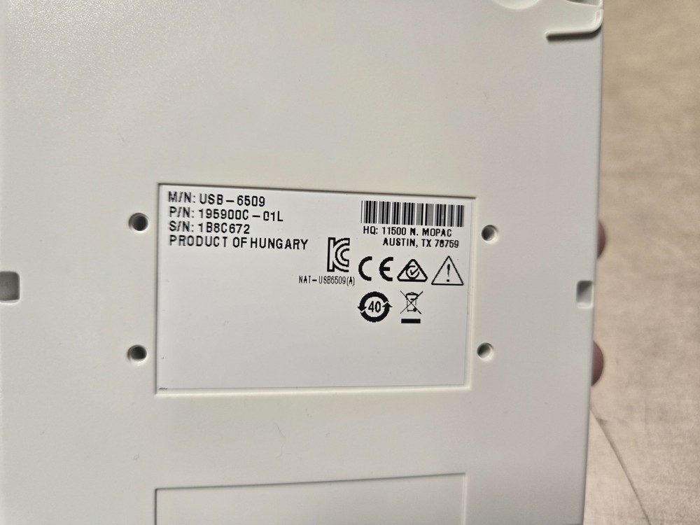 National Instruments NI USB-6509 DIO Data Acquisition Device, 96 TTL + Cable