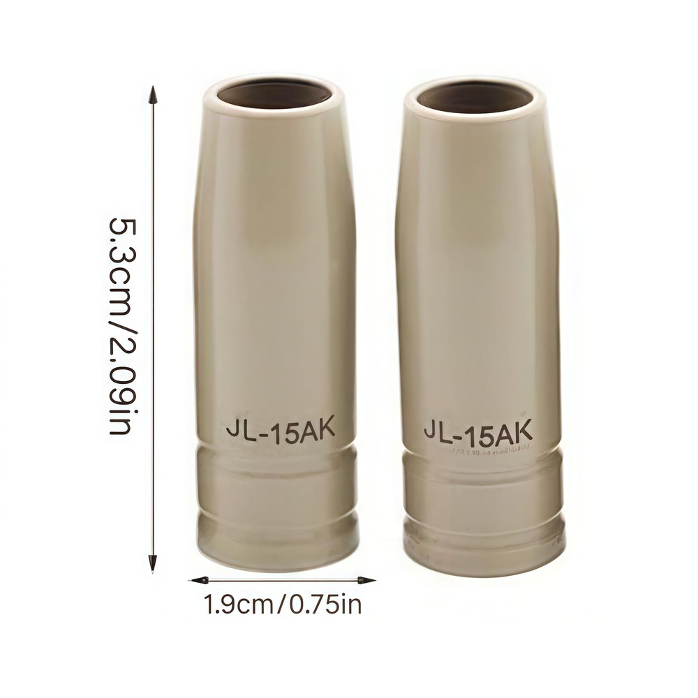 14pcs Mig Welding Nozzle Tips with Non-Stick Coating; Ceramic Nozzle...