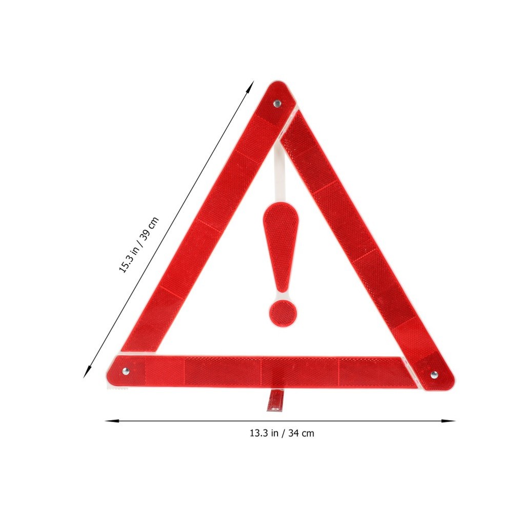 2PCS Reflective Warning Sign Foldable Triangle Car Hazard Breakdown Car Motor