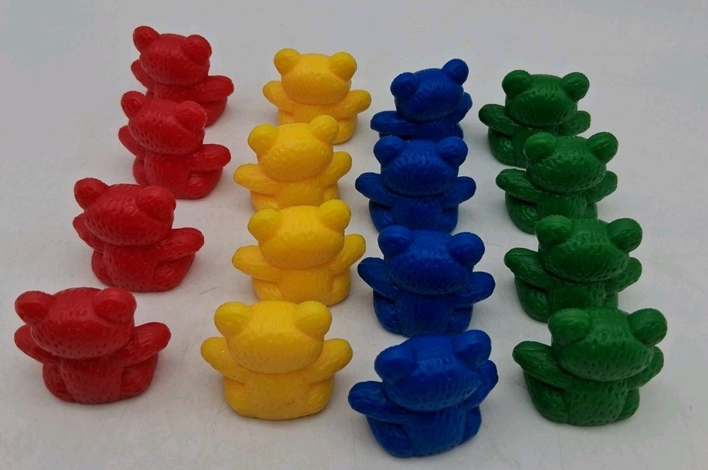 Learning Resources Bear Counters Educational Counting and Sorting Lot of 12