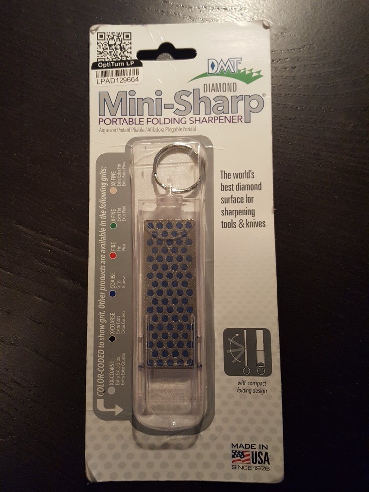 DMT F70X MINI-SHARP DIAMOND KNIFE SHARPENER SHARPENING  EXTRA COARSE GRIT BLACK