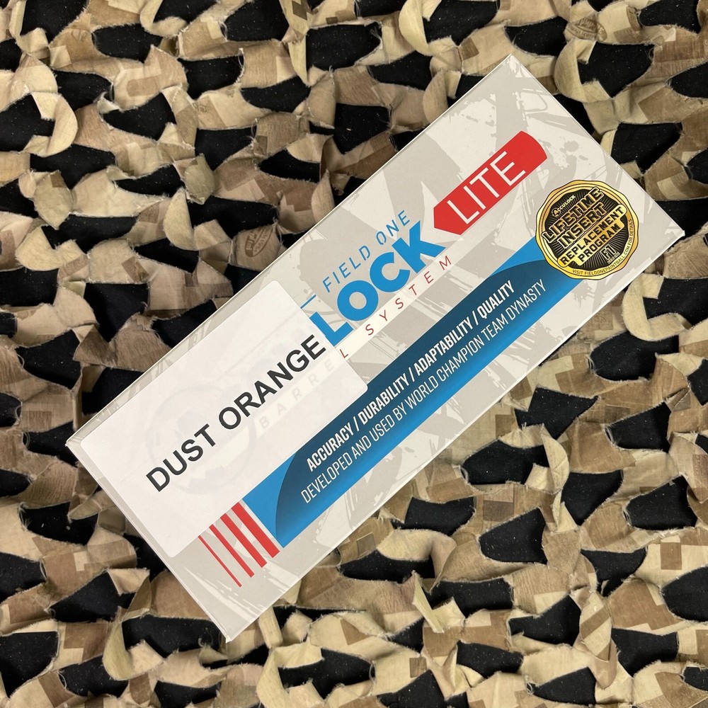 NEW Field One Acculock Lite Barrel Kit - Autococker Threaded - Dust Orange