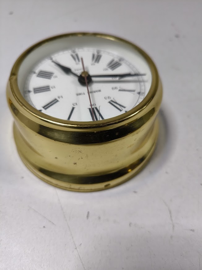Brixon Marine Time Quartz Clock - Used, Working