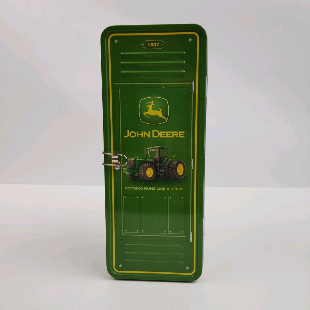 John Deere Metal Tin Locker