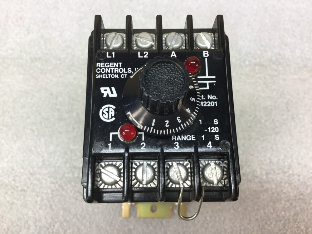 REGENT CONTROLS TM2201-D1.0S-120 SOLID STATE TIMER 120VAC NEW NO BOX