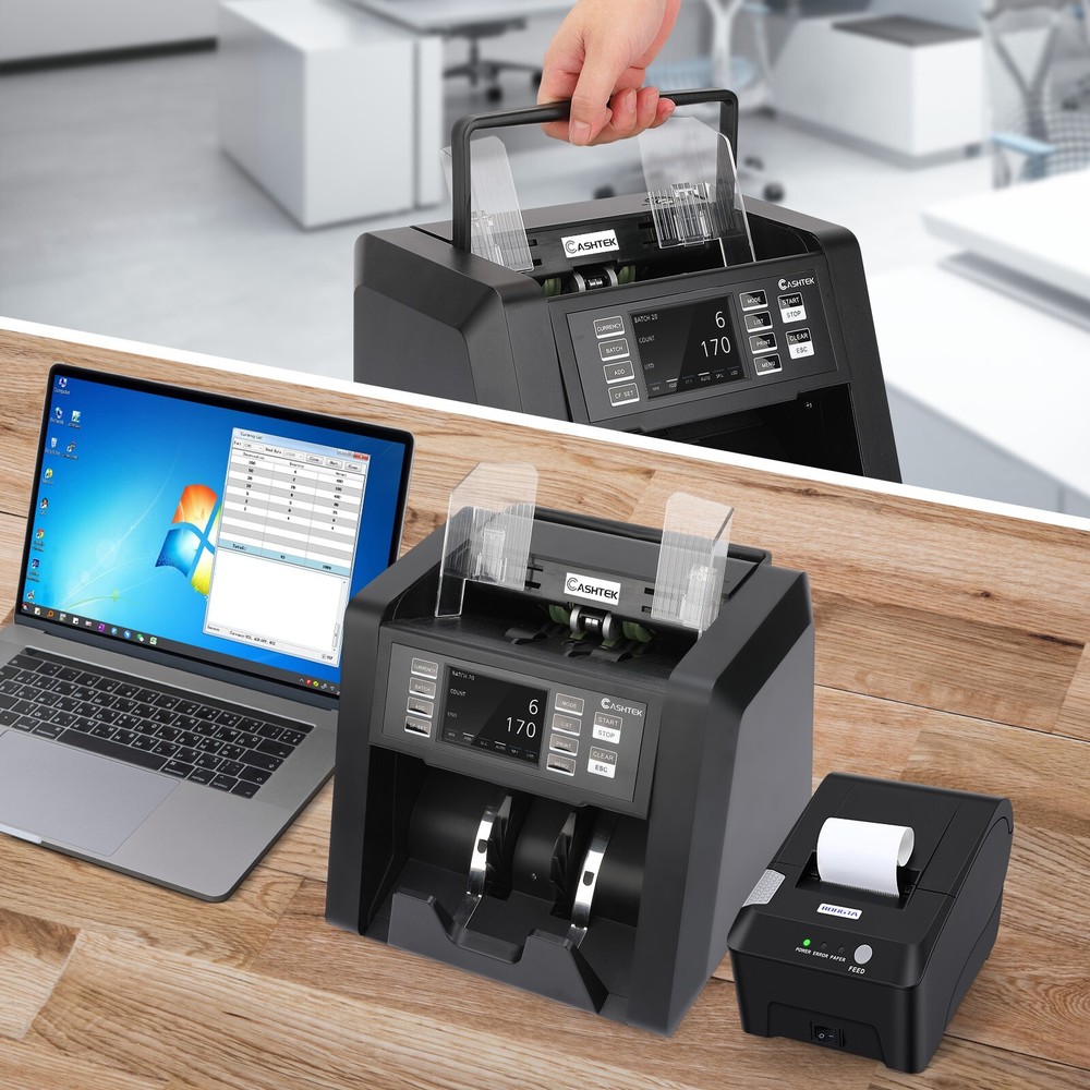 N30 Money Counter Machine Mixed Denomination Bill Value Counting Note Counter