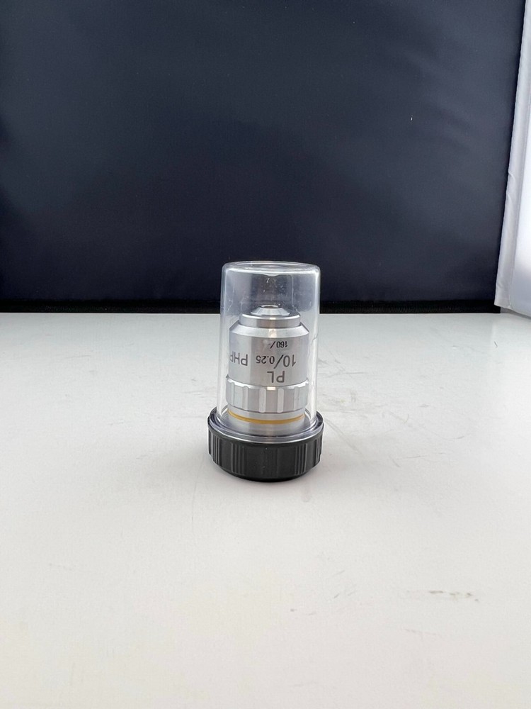 Fisher Scientific MP-OP010PC Microscope Objective Lens PL 10/0.25 PHP 160/-