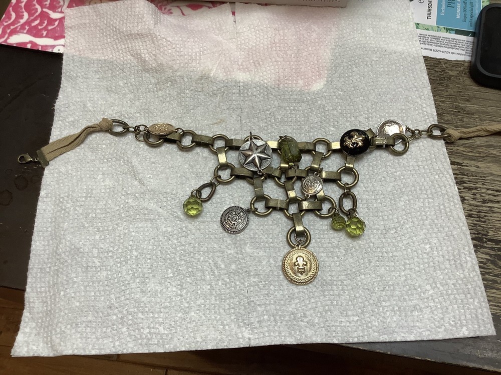 Vintage Mixed Metals Statement Necklace