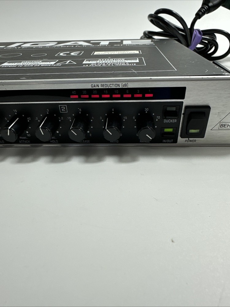 Behringer Intelligate XR2000 2-Ch Interactive Class-A Expander Gate Ducker