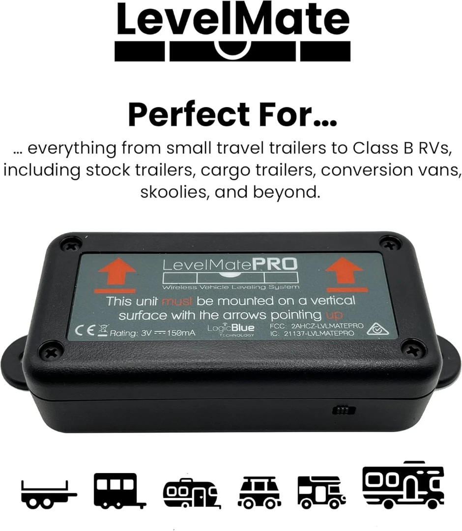 LogicBlue Technology LevelMatePRO Bluetooth Vehicle Leveling System - New in Box