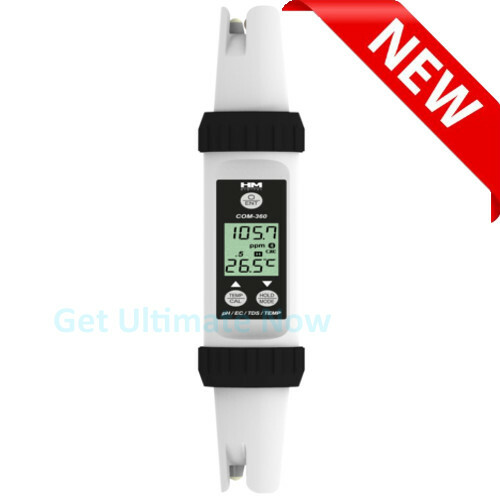 HM Digital Waterproof Professional Series pH/EC/TDS/Temp Meter : COM-360