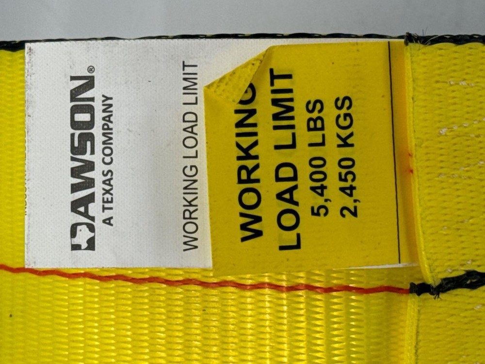 4"X27' Winch Strap with Loop End 4 Pack