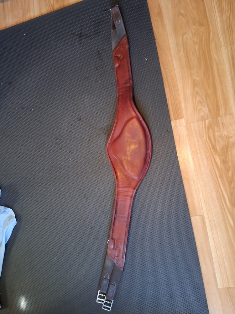 Devoucoux Girth 48-inch Brown Leather