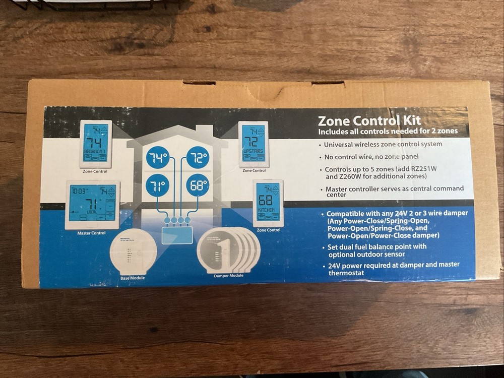 PRO1 Universal 2 Zone Control Kit *NEW* Z2K955WDA