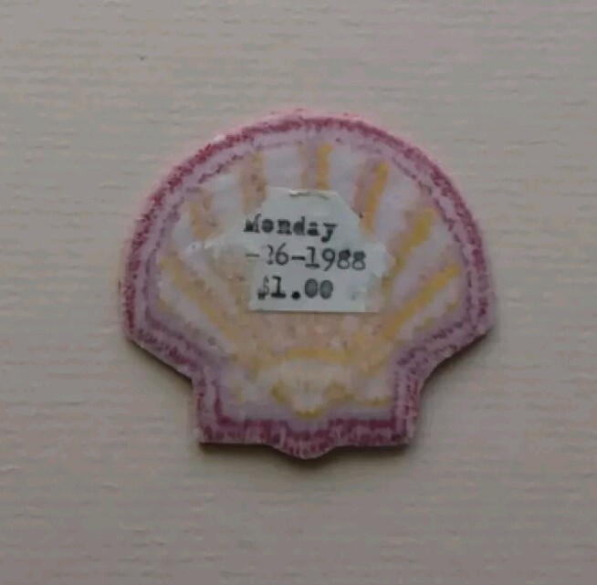 Vintage Shell Embroidered Patch