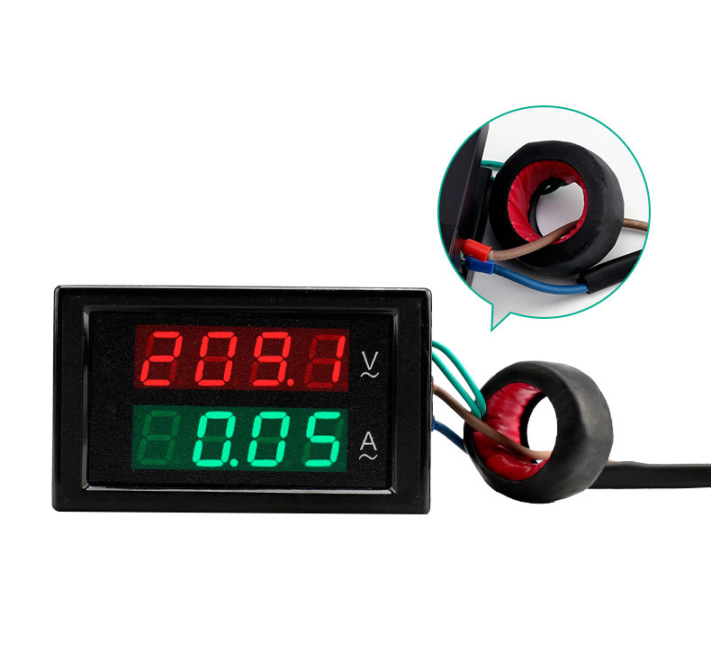 AC 80-300V 100A 200A Digital LED Voltage Current Panel Meter Ammeter Voltmeter