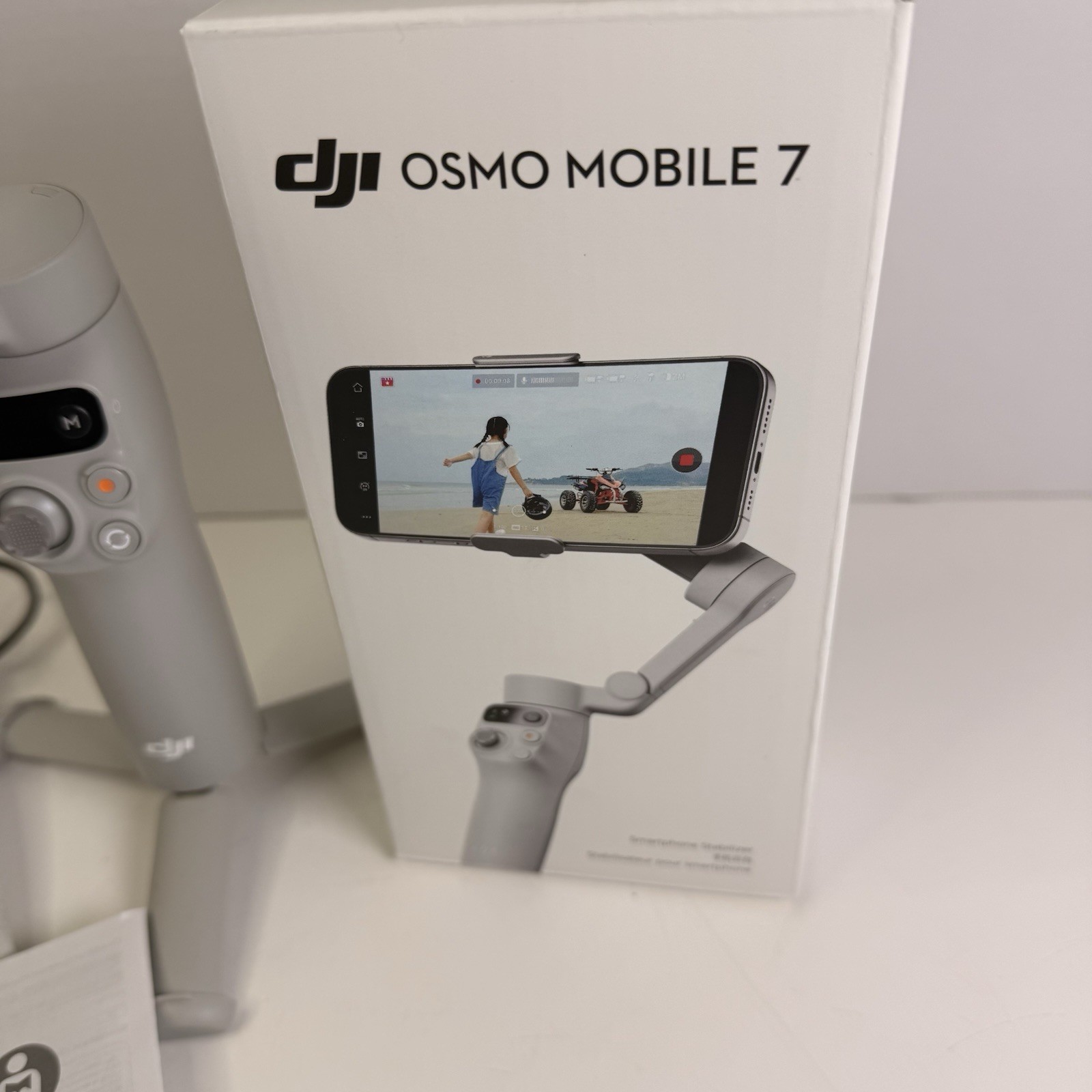 DJI Osmo Mobile 7 Smartphone Gimbal Stabilizer – Gray – Tested – w/ Box USED