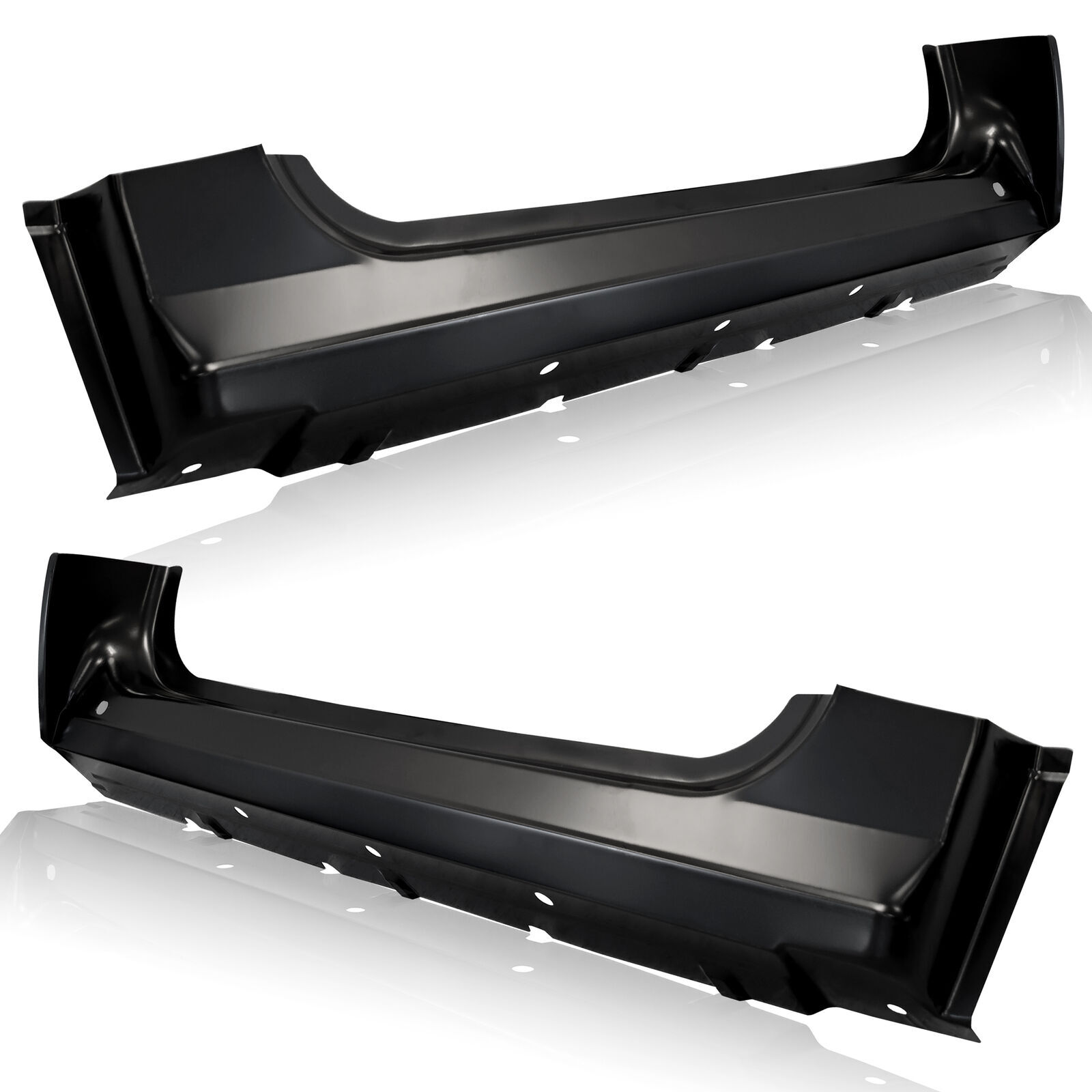 Rocker Panels Cab Corners For 07-13 Chevy Silverado Sierra Truck Regular Cab 2dr