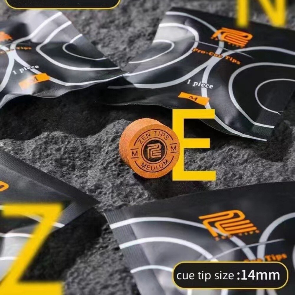 ZEN Billiard Super PRO Cue Tip 14mm-Medium