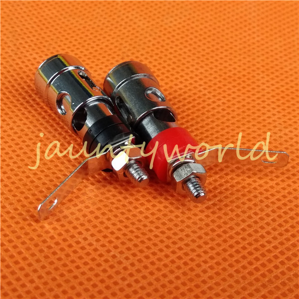 2PC Spring Load Speaker Banana Amp Terminal Binding Post