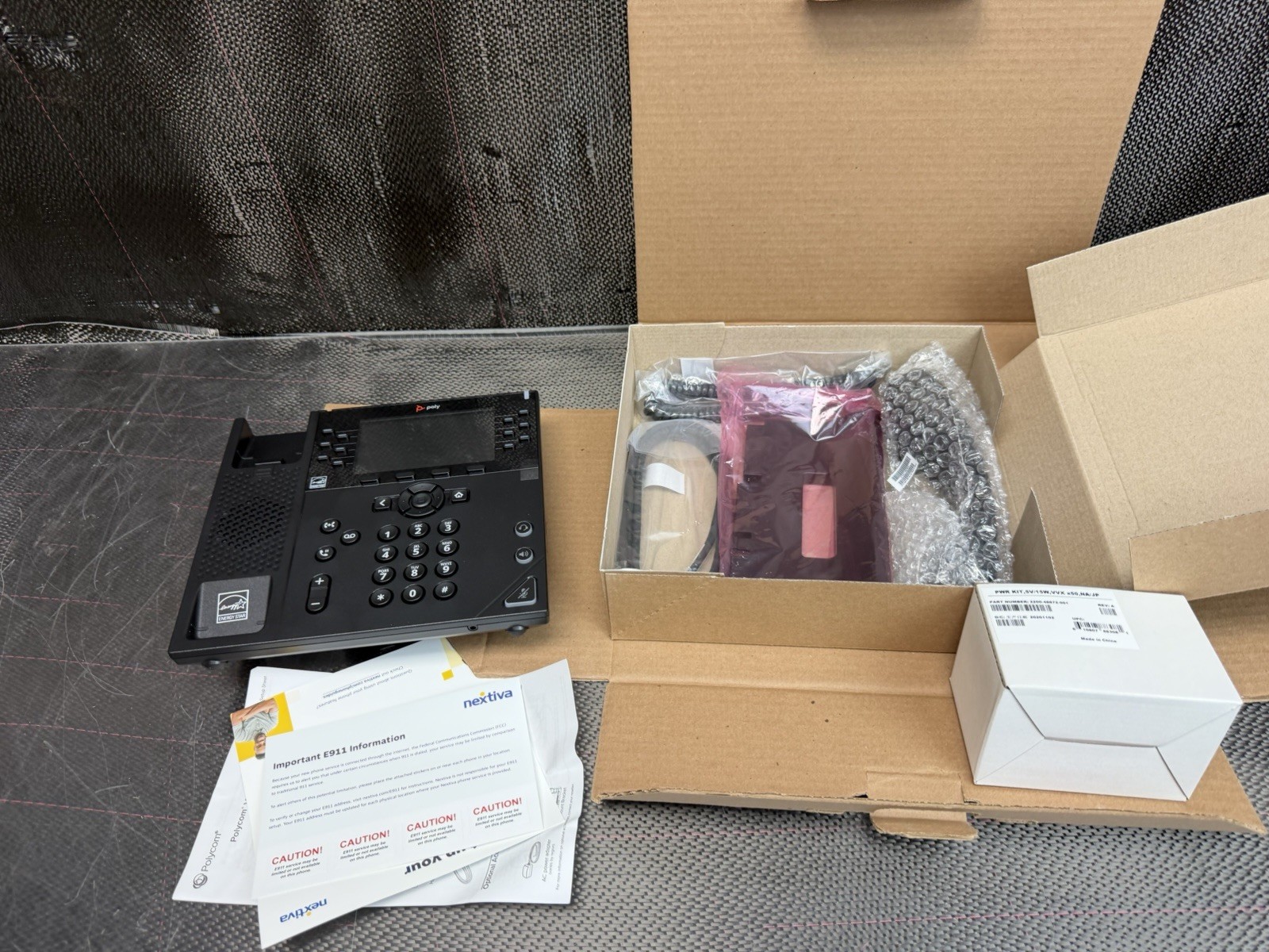 New Polycom VVX 450 w/ PWR Supply - 12-Line IP Phone PoE 2200-48840-001 ShipFast