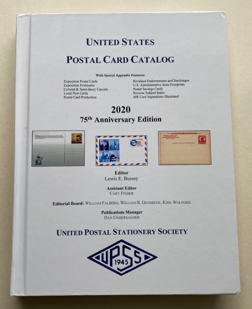 UPSS 2020 United States Postal Card Catalog