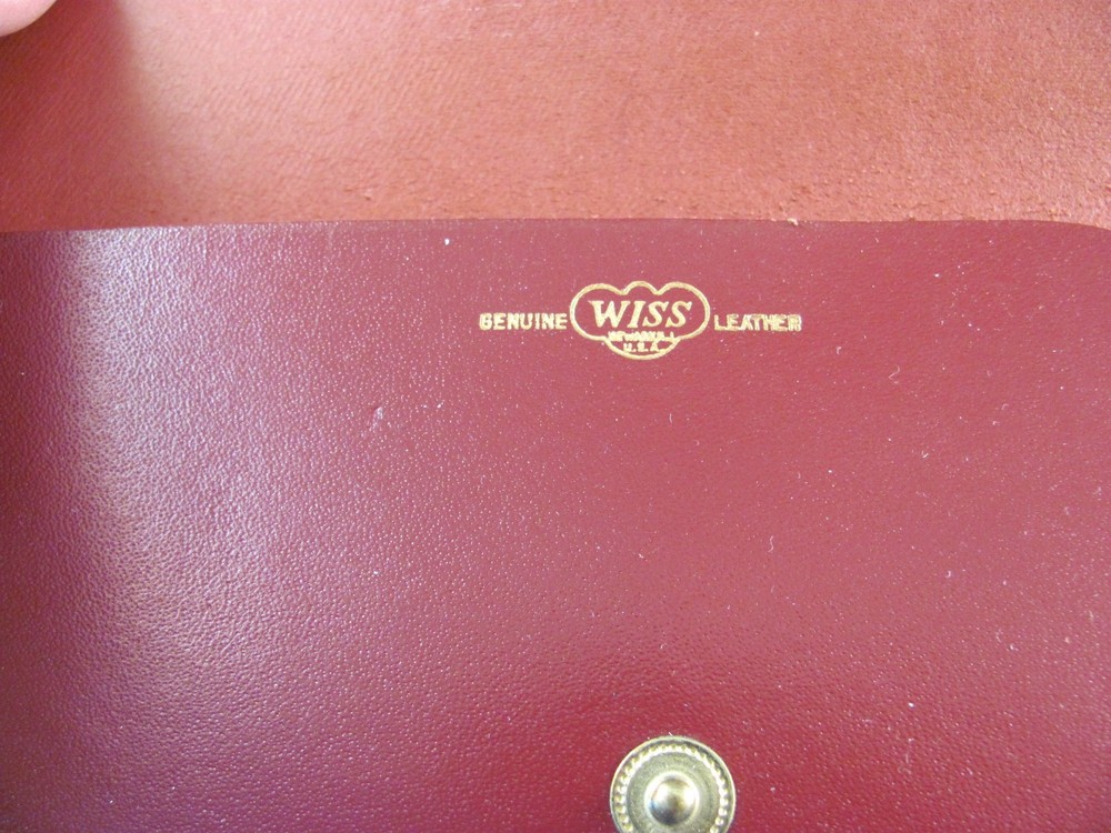 Wiss Pinking Shears 9-1/4" with Leather Case & Instructions