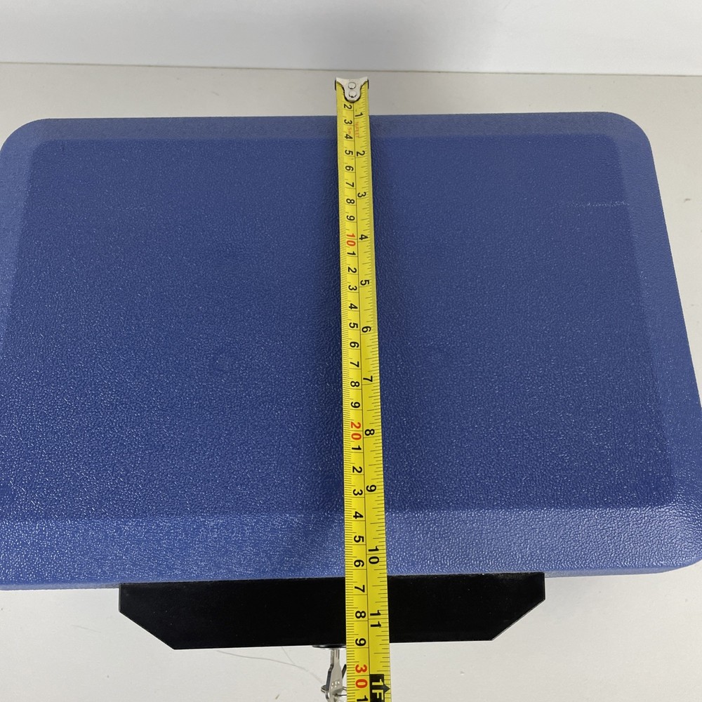 Sentry 1100 With Keys Fire Proof Lock Box Portable Record Protector Blue