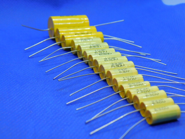 Elecsound - CBB20 - Axial Film Capacitors - 630v 0.001-1.0uF values - 10 Pieces