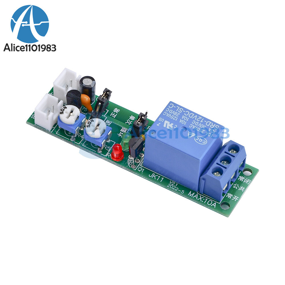 DC 5V 12V 24V 0-24h Adjustable Cycle Timer Delay Relay Module On/Off Switch