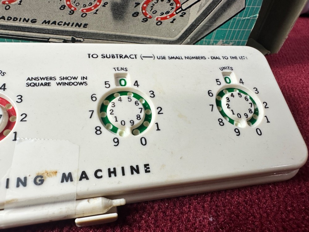 Sterling Dial-A-Matic “add- It” Automatic Mechanical Adding Machine #567
