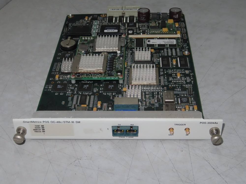 Smartbits Spirent SmartMetrics POS-3504As POS OC-48c/STM-16 SM Module