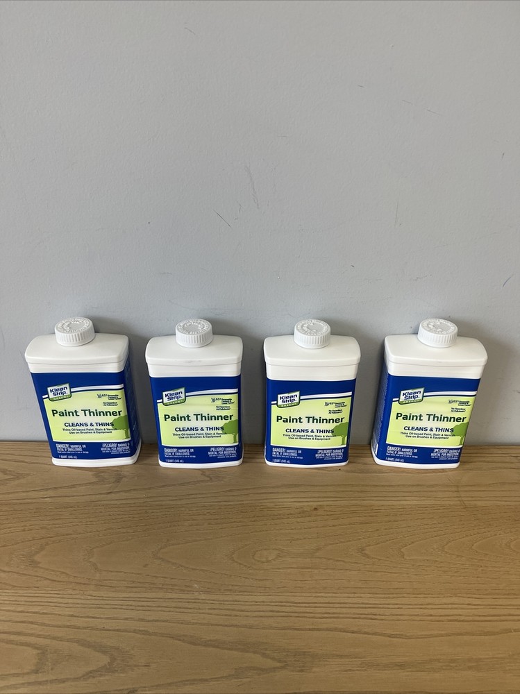 Klean Strip Green Paint Thinner 1-Quart Each (4 PACK)