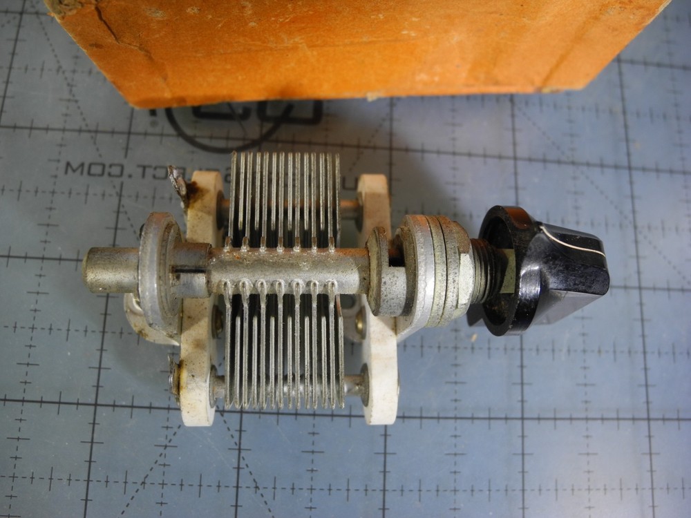 Hammarlund Shortwave Midget Condenser code MC-100-S - Air Tuner (Free Ship!)