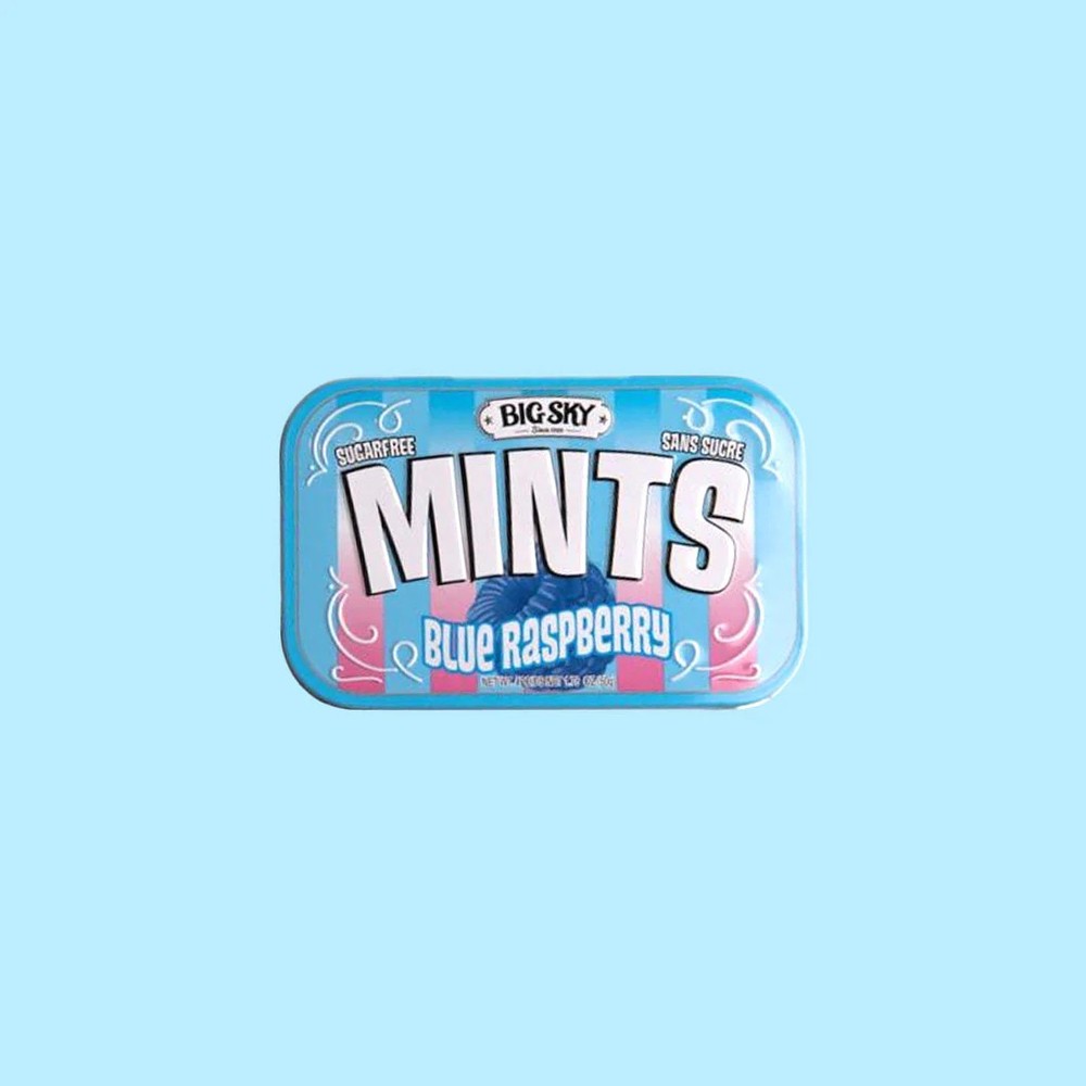 Big Sky Mints Blue Raspberry 1.76oz (USA) Exotic Snacks