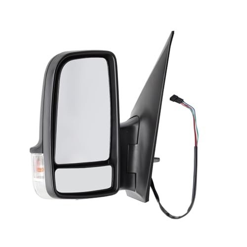 Left Side Mirror Assembly Compatible with 2010-2017 Sprinter 2500 3500 Driver