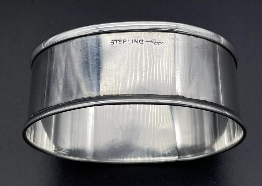 Sterling Silver Napkin Ring Engraved Name “Ruth” Webster