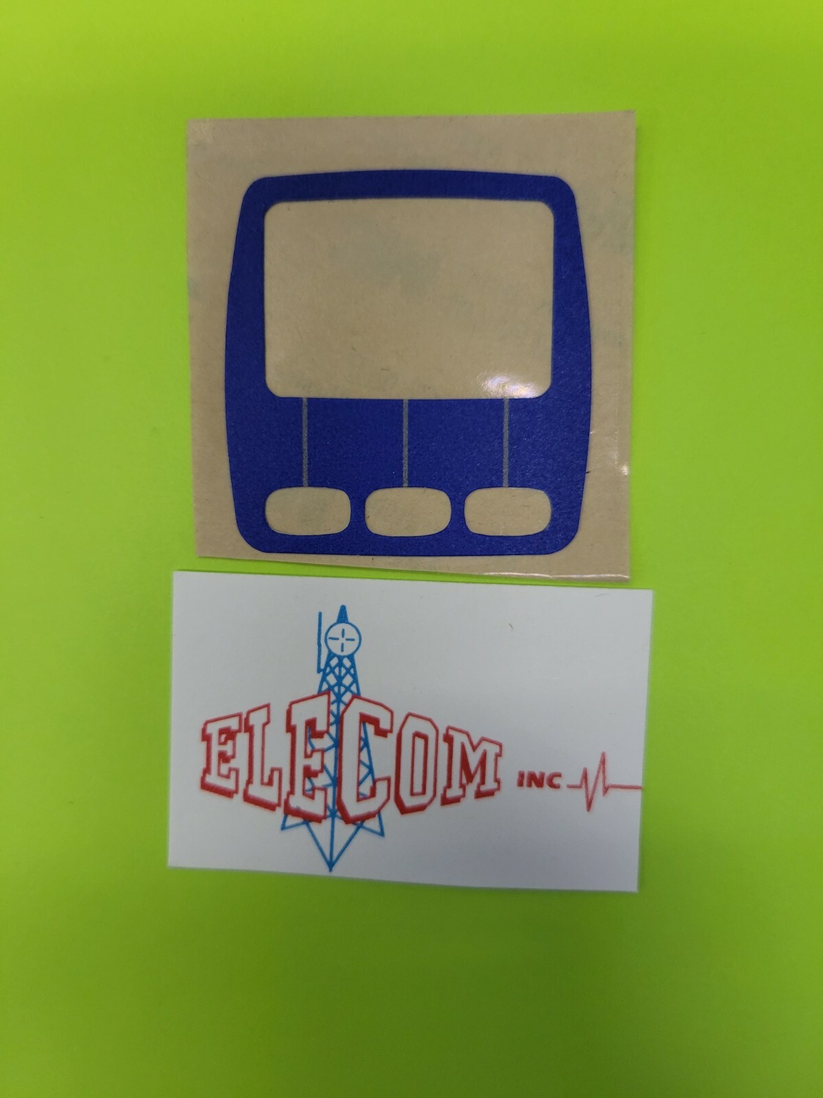 MOTOROLA XTS5000 DISPLAY BEZEL LABEL - BLUE - OEM FITS XTS WITH DISPLAY