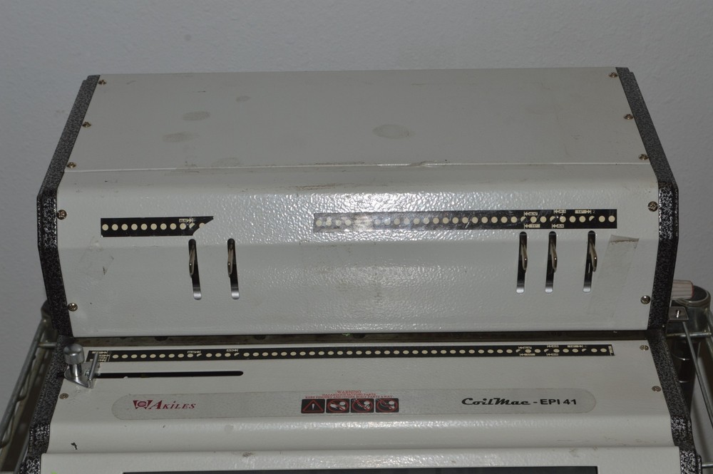 AKILES COILMAC -EPI 41 ELECTRIC COIL BINDING MACHINE (HTY22)