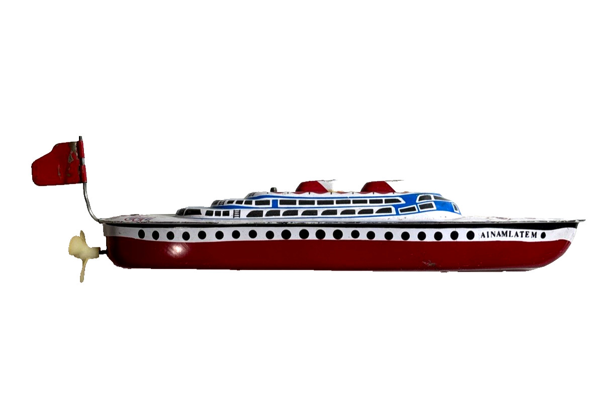 2 VTG Tin Lithograph Wind Up Toys W. German 1950-1960 Good working order, 1 key