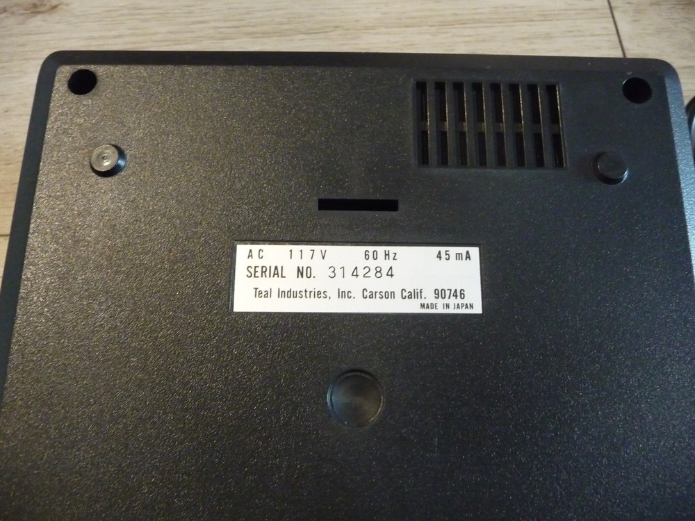 Vintage Teal 6121D Adding Machine Calculator