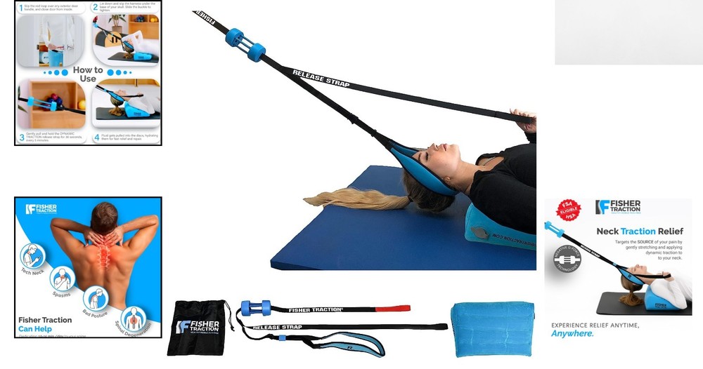 Spinal Decompression & Traction Devices — Neck & Lower Back Relief System