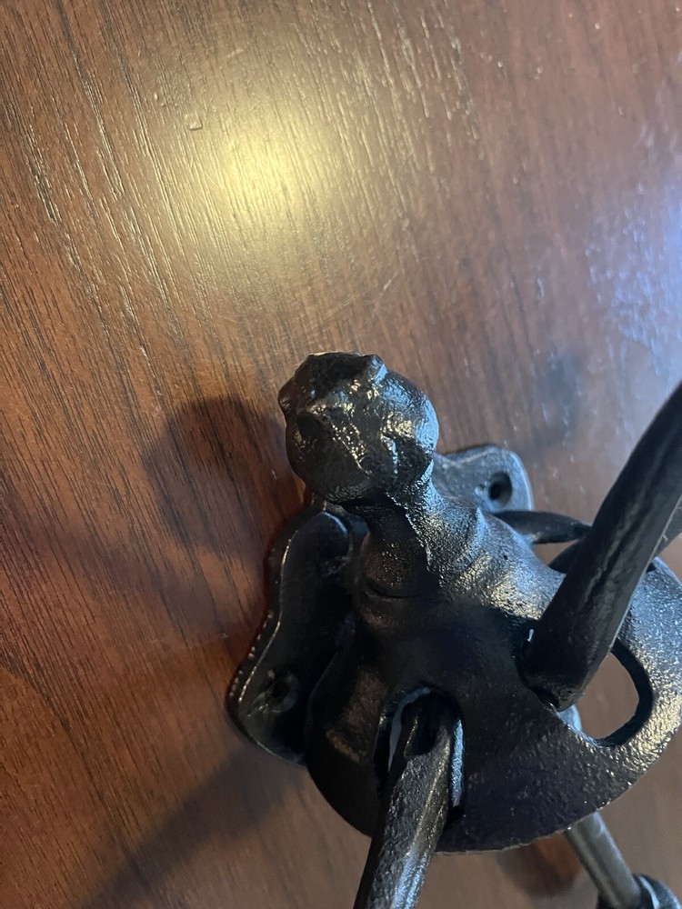 Vintage Cast Iron Coat Hanger ￼