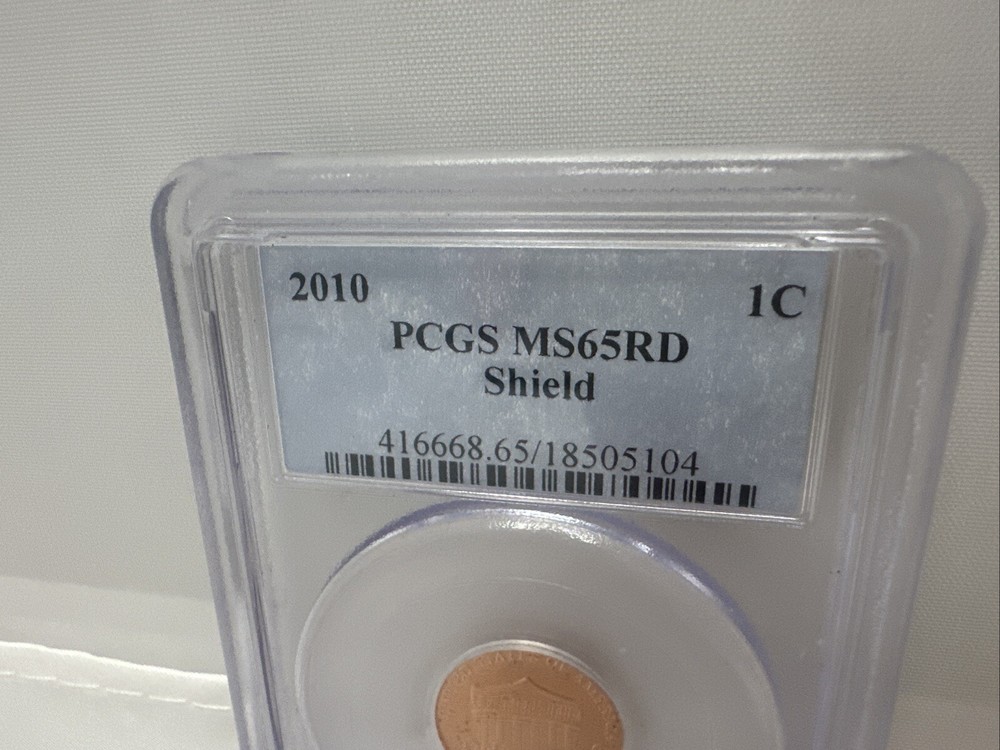 2010 1c Lincoln Shield Cent PCGS MS65RD See