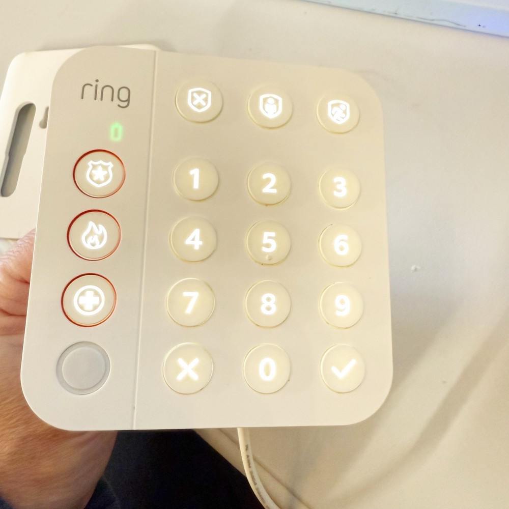 (1) Ring 5AT2S7 2nd Gen Wireless Keypad Z-Wave Plus Home Security System Alarm
