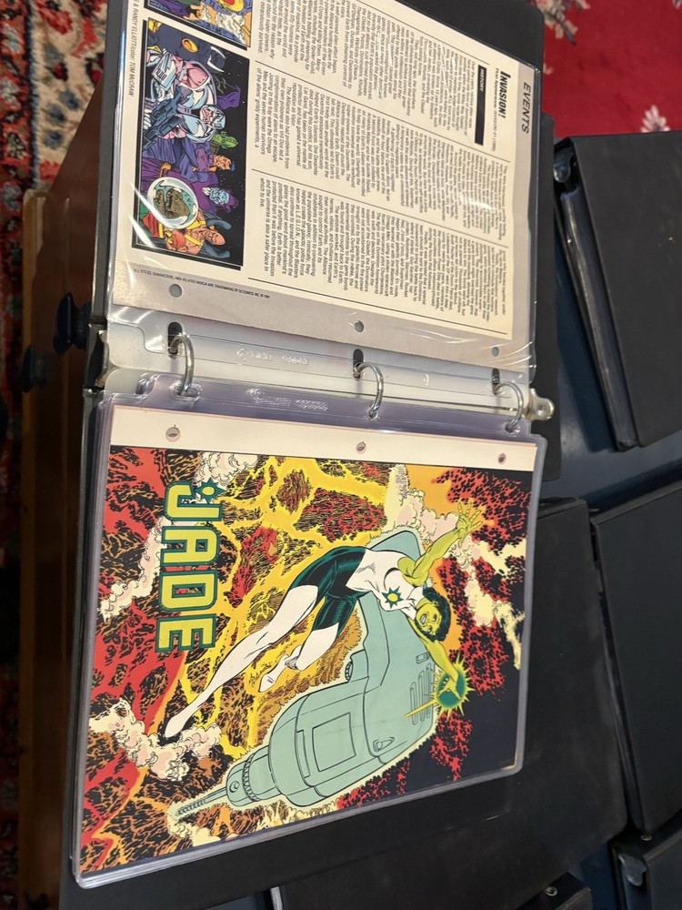 Comic Book Bio Binder