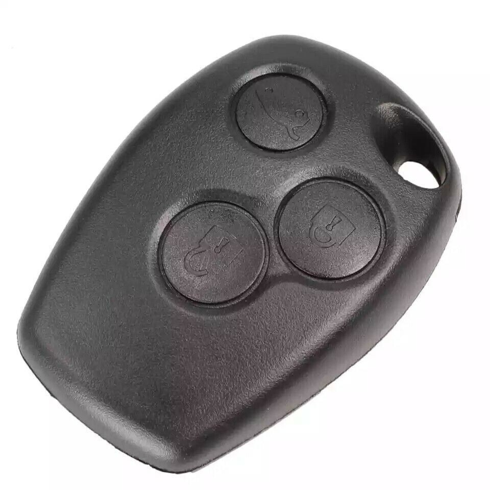 Renault Clio Modus Smart 453 Flat Blade 3 Button Key Cover Shell