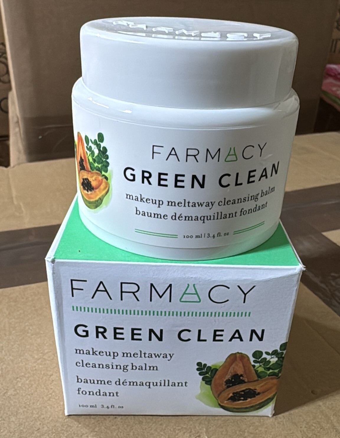 Farmacy Green Clean Makeup Remover Balm 3.4 oz (100mL) - Natural Cleanser